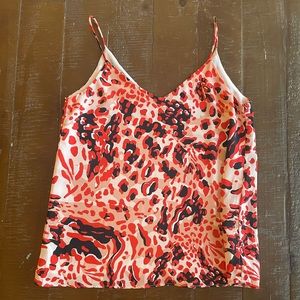 H&M Multicolored Animal Print Tank Top- Size 2